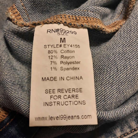 Denim Dress NWOT Size Med - Picture 5 of 12